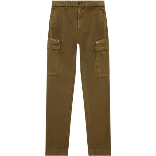 Grüne Militär-Twill-Hose Diesel - Diesel - Modalova