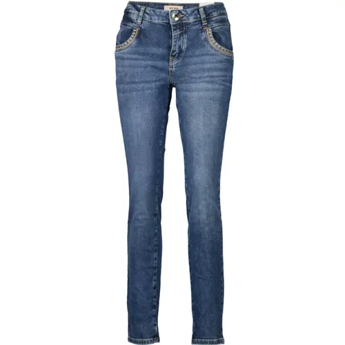 Slim Fit Jeans , Damen, Größe: W27 - MOS MOSH - Modalova