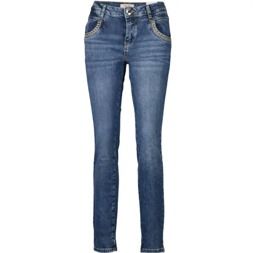 Slim Fit Jeans , Damen, Größe: W28 - MOS MOSH - Modalova