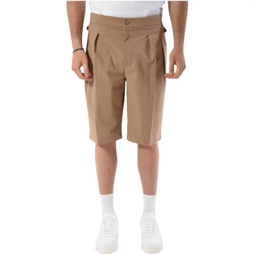 Viscose Bermuda Shorts with Button Closure , male, Sizes: S, M, XL, 2XL, L - PATRIZIA PEPE - Modalova
