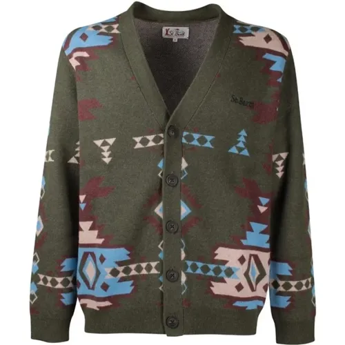 Cardigan , male, Sizes: L - MC2 Saint Barth - Modalova