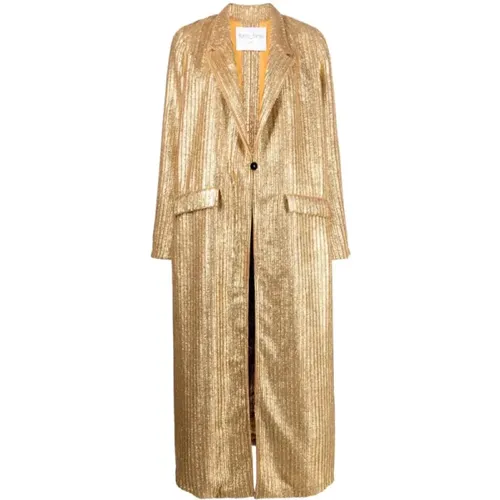 Golden Velvet Coat , female, Sizes: XS - Forte Forte - Modalova