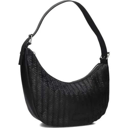 Herringbone Schultertasche Schwarz - Shabbies - Modalova