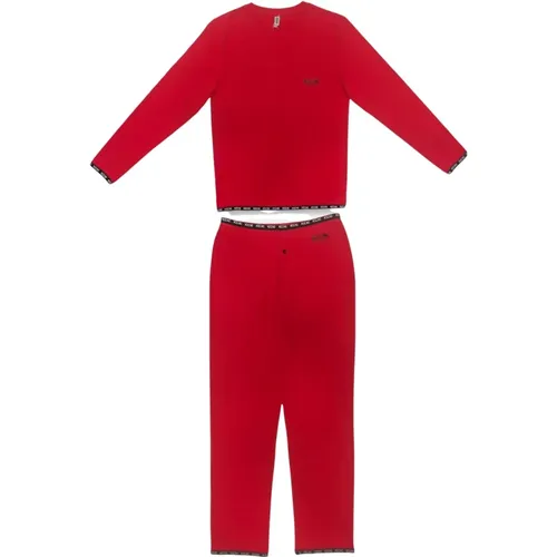 Upgrade deine Schlafanzugsammlung mit stilvollen Herrenpyjamas , Herren, Größe: S - Moschino - Modalova