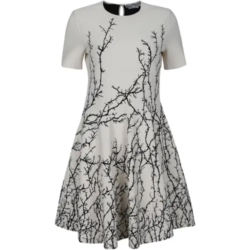 Thorn Branch Mini Dress , female, Sizes: M - alexander mcqueen - Modalova