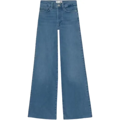 Raw Flare Jeans , Damen, Größe: W29 - Frame - Modalova