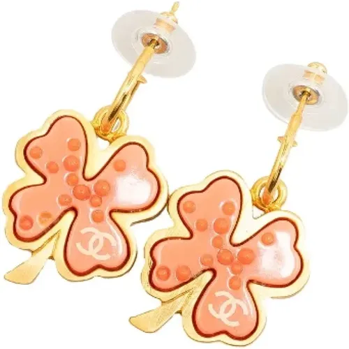 Pre-owned Plastic earrings , female, Sizes: ONE SIZE - Chanel Vintage - Modalova