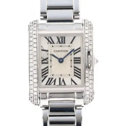 Pre-owned Stainless Steel watches , female, Sizes: ONE SIZE - Cartier Vintage - Modalova