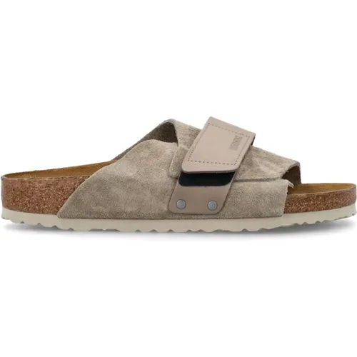 Suede Kyoto Sandals , female, Sizes: 3 UK, 5 UK - Birkenstock - Modalova