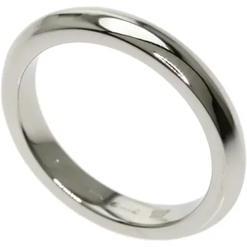 Pre-owned Platinum rings , female, Sizes: ONE SIZE - Bvlgari Vintage - Modalova