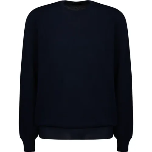 Dark Sailor Neck Sweater , male, Sizes: L, 2XL, M, XL - Gran Sasso - Modalova