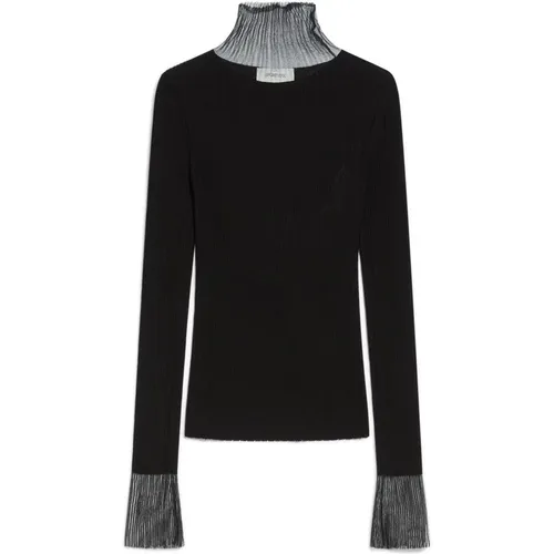 Mock Neck Wool Sweater , female, Sizes: XS - SPORTMAX - Modalova