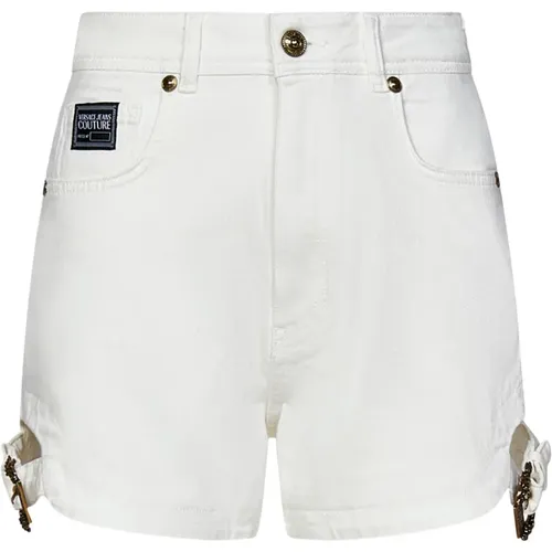 Womens Clothing Shorts Ss24 , female, Sizes: W27, W28, W26 - Versace Jeans Couture - Modalova