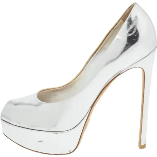 Pre-owned Leather heels , female, Sizes: 4 1/2 UK - Louis Vuitton Vintage - Modalova