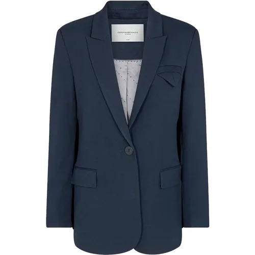 Elegant Blazer Jacket , female, Sizes: L, XL - Copenhagen Muse - Modalova