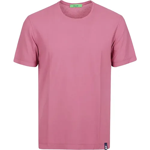 Peonia Cotton T-Shirt , male, Sizes: 2XL, M, L, XL, S - Drumohr - Modalova