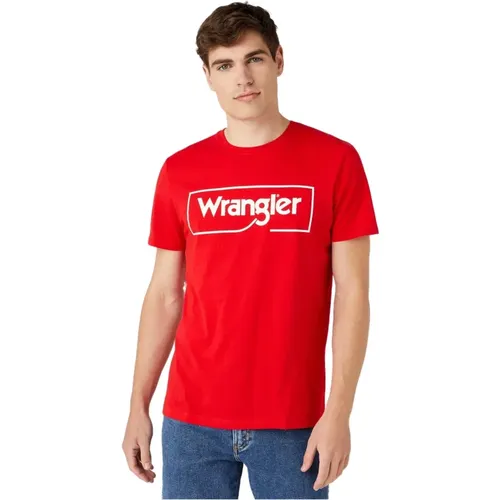 Frame Logo Tee T-shirt Wrangler - Wrangler - Modalova