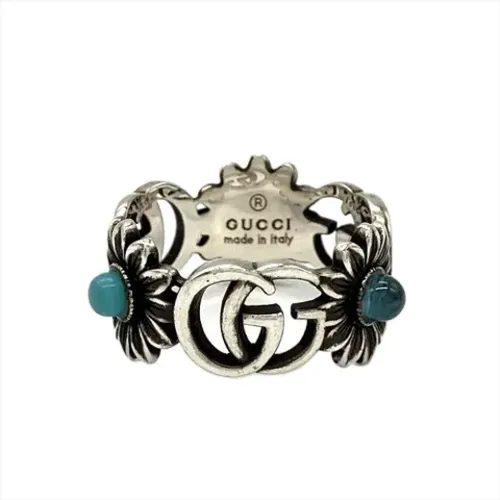 Pre-owned Silver rings , female, Sizes: ONE SIZE - Gucci Vintage - Modalova