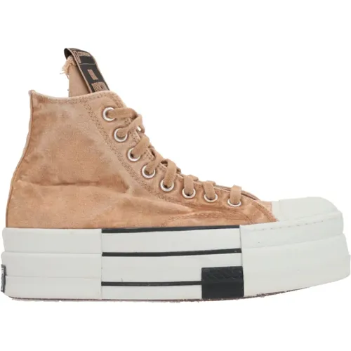 High-Top Sneaker in Gelbem Canvas , Damen, Größe: 33 1/2 EU - Converse - Modalova