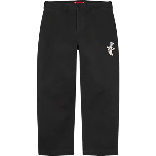 Schwarze Chino Pant Limited Edition - Supreme - Modalova