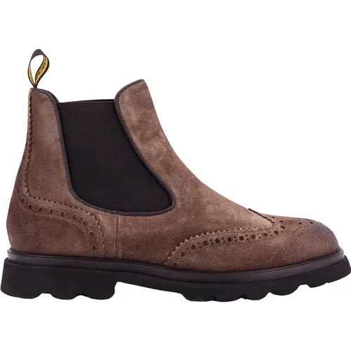 Braune Wildleder Stiefeletten - Doucal's - Modalova