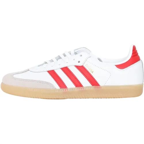 Weiße Rote Samba OG Sneakers Frauen - adidas Originals - Modalova