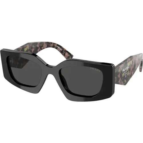 Dark Grey Sunglasses,Stylische Sonnenbrille,Havana/Dark Sunglasses - Prada - Modalova