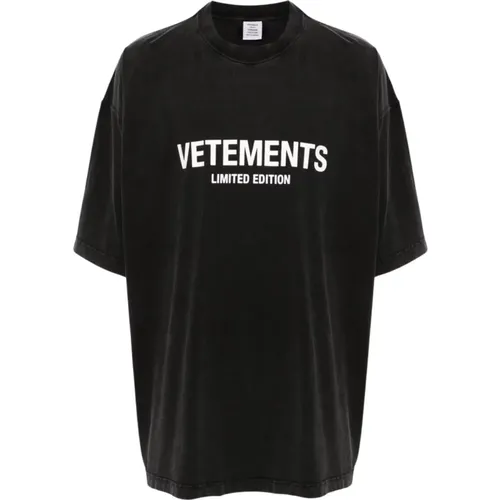T-shirts and Polos , male, Sizes: XL, M - Vetements - Modalova