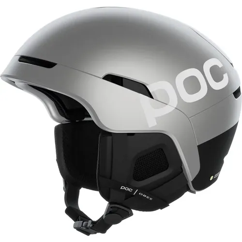 Silver Matt Ski Helmet with Mips , unisex, Sizes: 51 CM - POC - Modalova