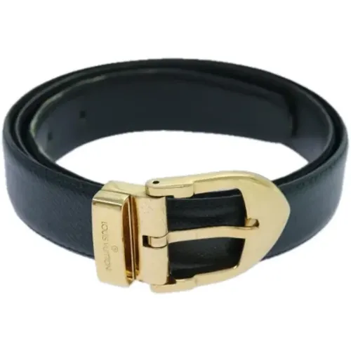 Pre-owned Leather belts , female, Sizes: ONE SIZE - Louis Vuitton Vintage - Modalova