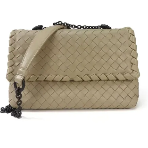 Pre-owned Leder schultertasche - Bottega Veneta Vintage - Modalova