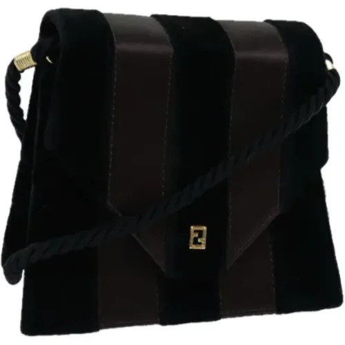 Pre-owned Canvas shoulder-bags , female, Sizes: ONE SIZE - Fendi Vintage - Modalova