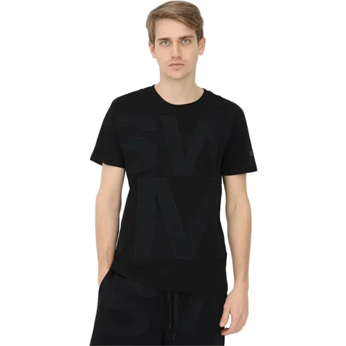 High-Quality Men`s T-Shirt Upgrade , male, Sizes: M, L - Moschino - Modalova