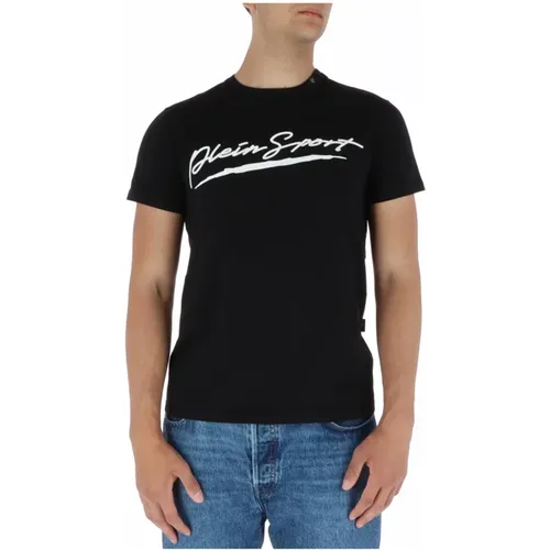 Print T-shirt , male, Sizes: S, L - Plein Sport - Modalova