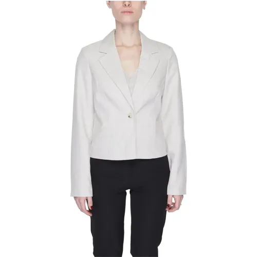 Short Slim Jacket Spring/Summer Collection , female, Sizes: S, XS, M, 2XS - Vero Moda - Modalova