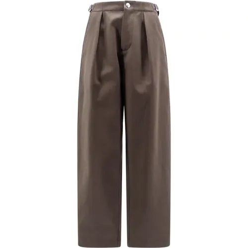 Adjustable Strap Cotton Trouser , female, Sizes: S, L, 2XS - Burberry - Modalova