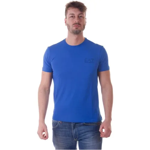 Sweatshirt T-Shirt Kombination , Herren, Größe: M - Emporio Armani EA7 - Modalova