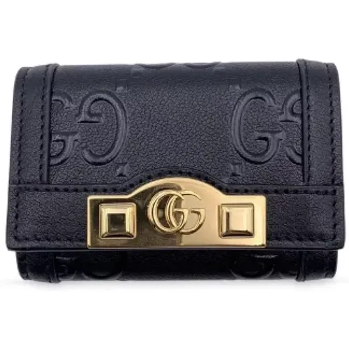 Pre-owned Leather key-holders , female, Sizes: ONE SIZE - Gucci Vintage - Modalova