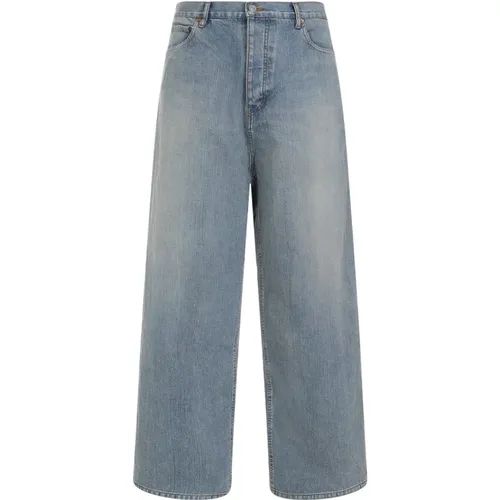 Waterproof Light Cotton Jeans , male, Sizes: W31 - Balenciaga - Modalova