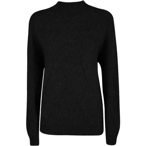 Bestickter Rundhalsausschnitt Pullover , Damen, Größe: 2XL - YES ZEE - Modalova