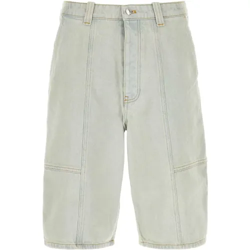 Denim Bermuda Shorts , Herren, Größe: W30 - Maison Kitsuné - Modalova