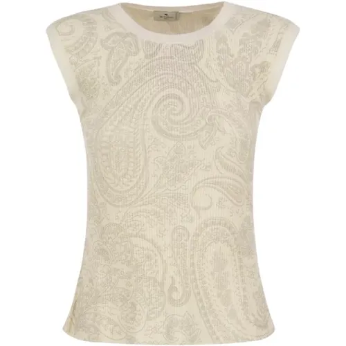 Silk, viscose Paisley top , female, Sizes: M, XS - ETRO - Modalova