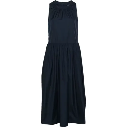 Cotton Sleeveless Flared Dress , female, Sizes: M - Max Mara - Modalova