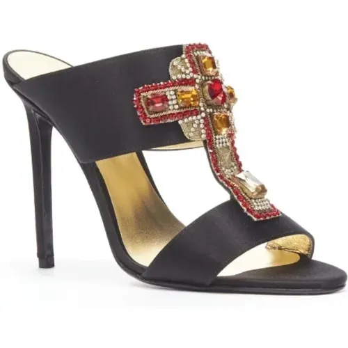 Pre-owned Silk heels , female, Sizes: 5 UK - Versace Pre-owned - Modalova