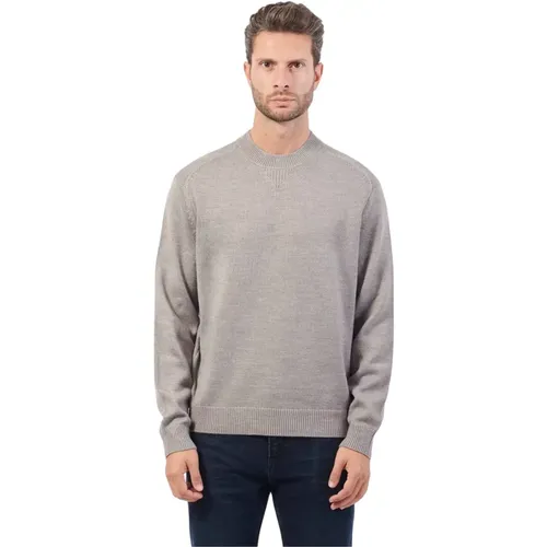 Basic Grauer Pullover - Armani Exchange - Modalova