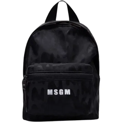 Mini Logo Backpack , unisex, Sizes: ONE SIZE - Msgm - Modalova