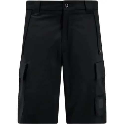 Cargo Shorts aus Stretch-Baumwolle, Schwarz - C.P. Company - Modalova