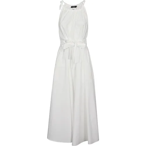 Cotton Sleeveless Midi Dress , female, Sizes: 2XS, XS, 3XS, 4XS, L, M - Max Mara Weekend - Modalova