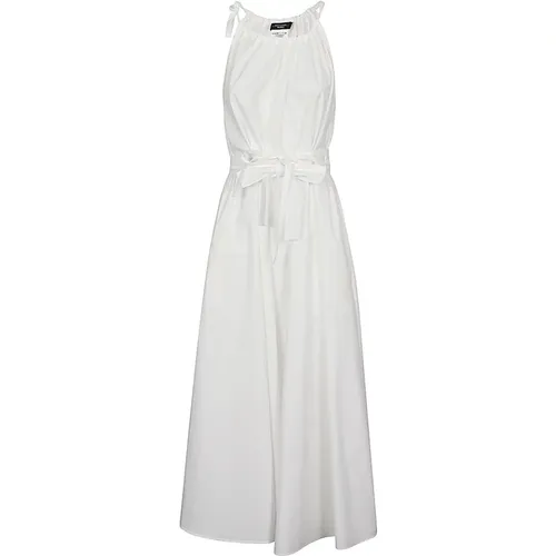 Cotton Sleeveless Midi Dress , female, Sizes: XS, 3XS, L, M, S - Max Mara Weekend - Modalova