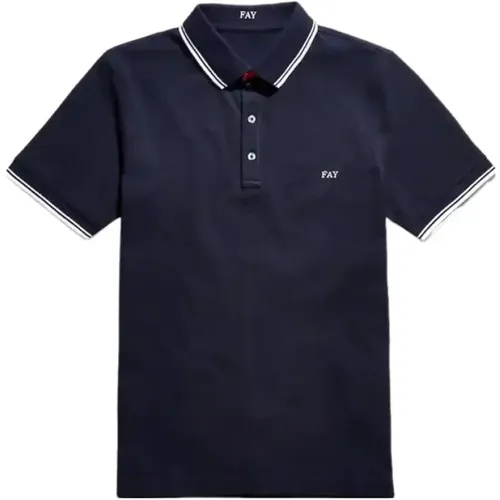 Polo Shirts , male, Sizes: 3XL, M, 2XL, XL, L - Fay - Modalova